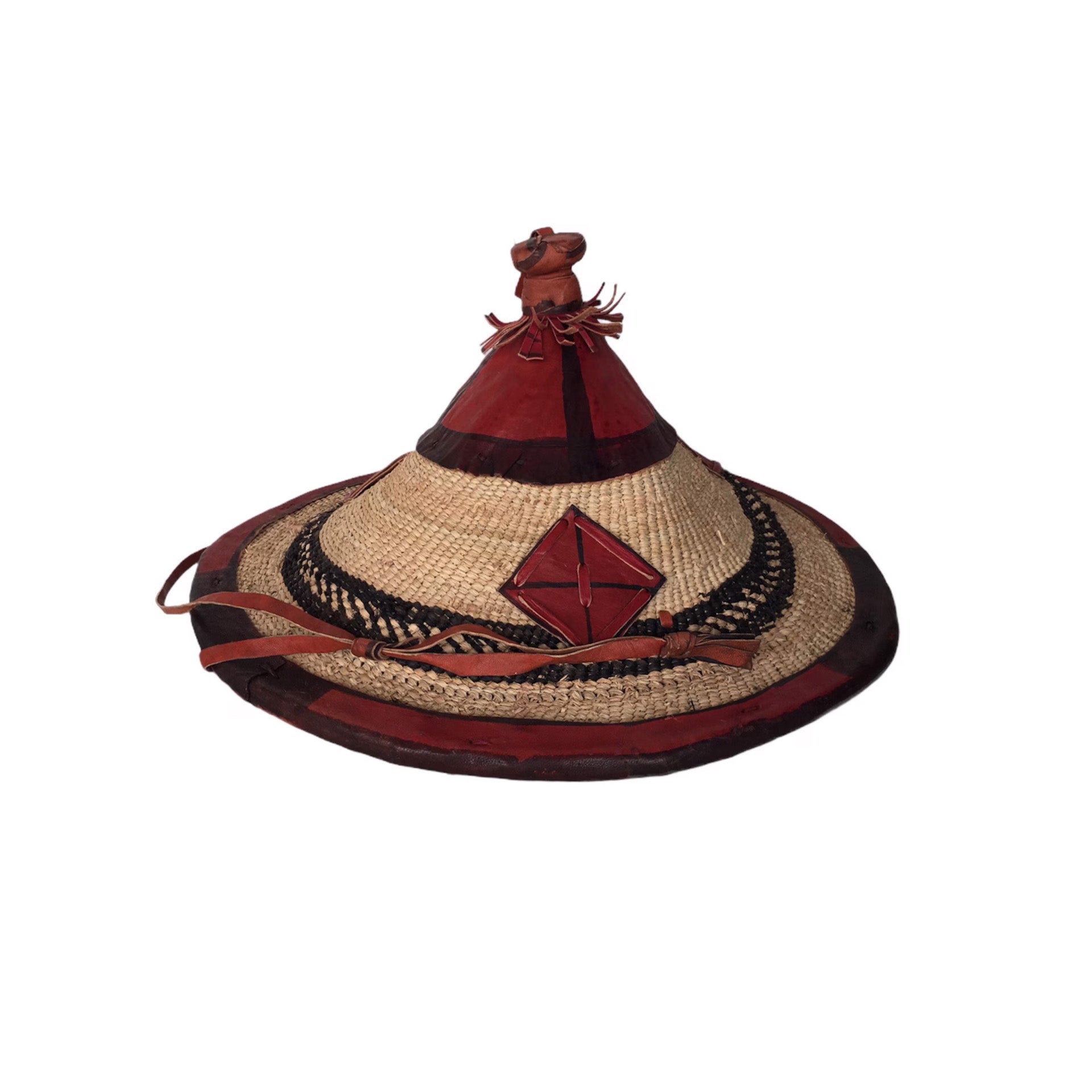 Fulani Straw/Leather Hat – Personal Advisory display picture 1